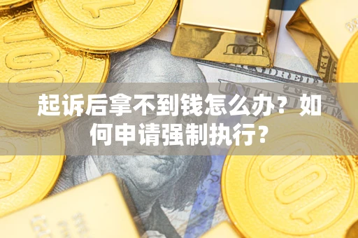 北京起诉后拿不到钱怎么办？如何申请强制执行？