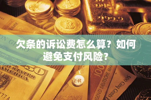北京欠条的诉讼费怎么算？如何避免支付风险？